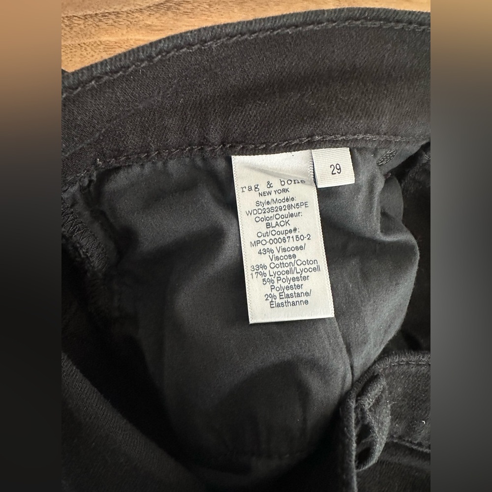 Rag & Bone Peyton Bootcut Jeans – Black – Size 29 – EUC - Picture 12 of 14